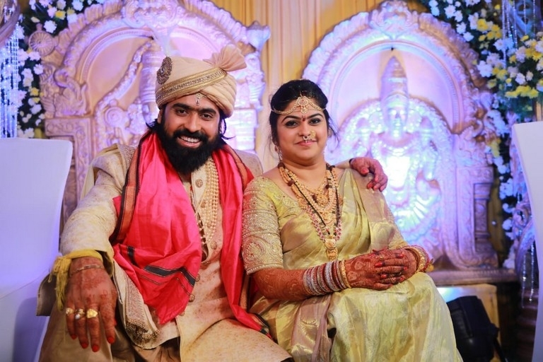 Actor Ashish Gandhi-Nikitha Wedding Photos - 13 / 18 photos