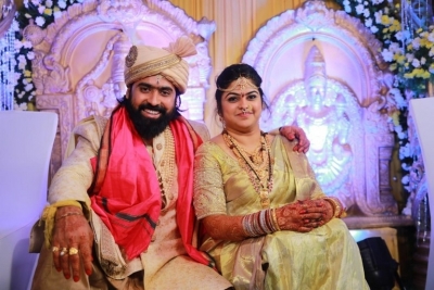 Actor Ashish Gandhi-Nikitha Wedding Photos - 13 of 18