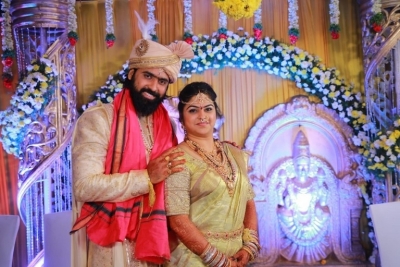 Actor Ashish Gandhi-Nikitha Wedding Photos - 17 of 18