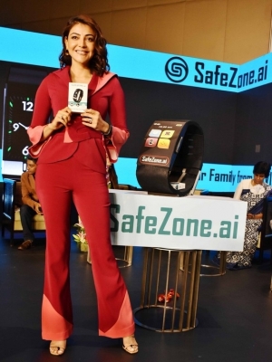 Kajal Launches SafeZone Watches - 3 of 18
