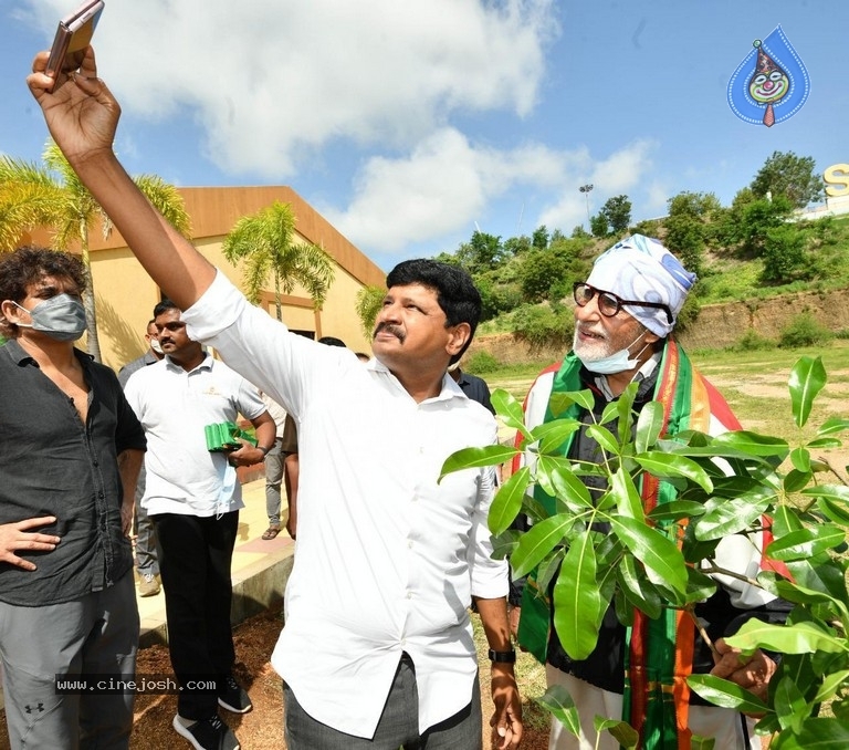 Amitabh plants trees - 5 / 10 photos