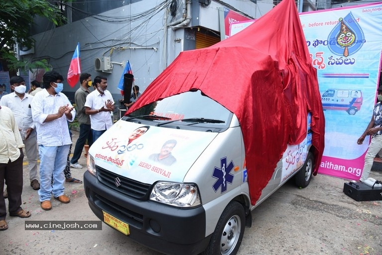 Manam Saitam Free AMBULANCE Service Inauguration - 8 / 21 photos