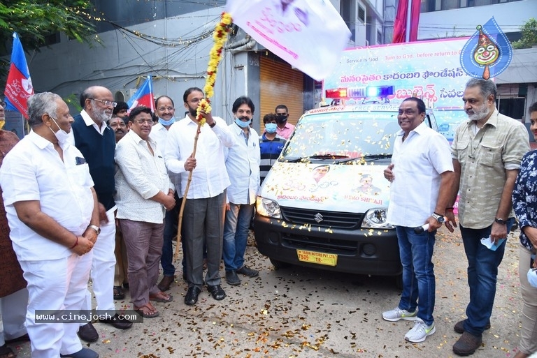 Manam Saitam Free AMBULANCE Service Inauguration - 12 / 21 photos