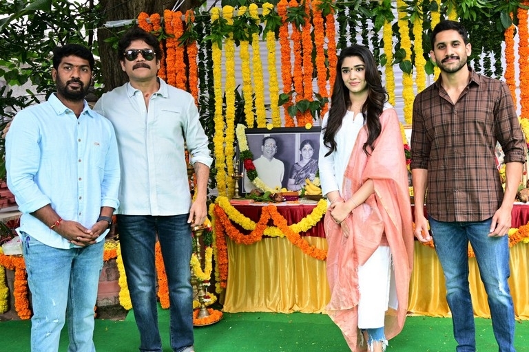 Nagarjuna Bangarraju Movie opening - 3 / 4 photos