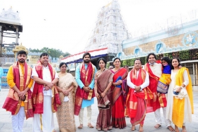 Karthikeya - Lohitha Reddy Visits Tirumala Temple - 1 of 4