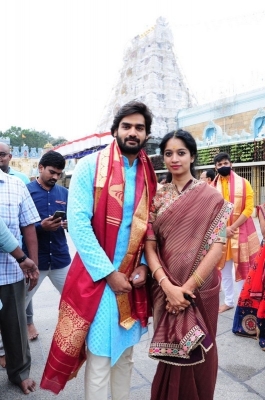 Karthikeya - Lohitha Reddy Visits Tirumala Temple - 4 of 4