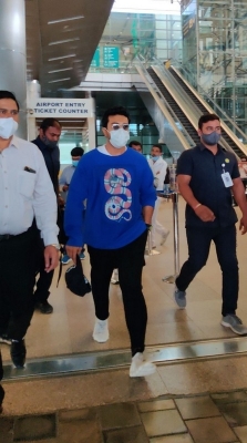Ram Charan spotted at Hyderabad International Airport - 2 of 4