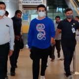 Ram Charan spotted at Hyderabad International Airport