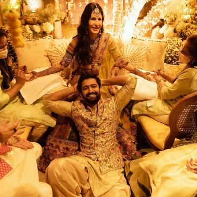 Katrina Kaif - Vicky Kaushal Sangeeth photos - 5 of 10