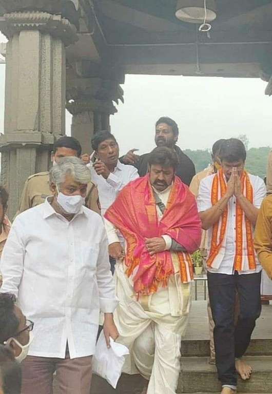 Balakrishna at Simhadri Appanna Temple - 2 / 4 photos