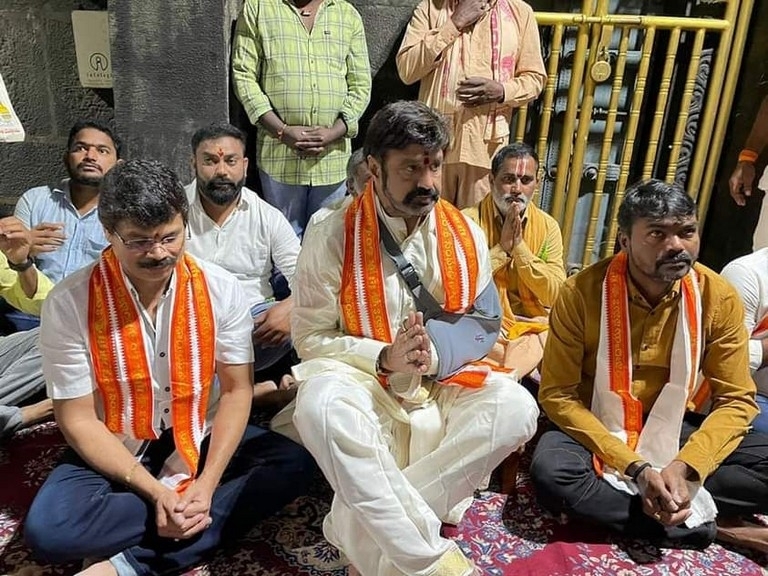 Balakrishna at Simhadri Appanna Temple - 3 / 4 photos