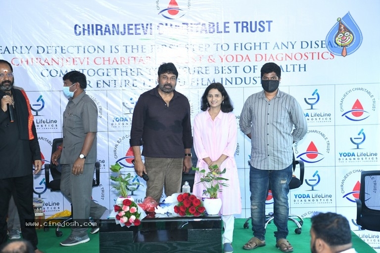 Megastar Distributes Health Cards Photos - 21 / 31 photos