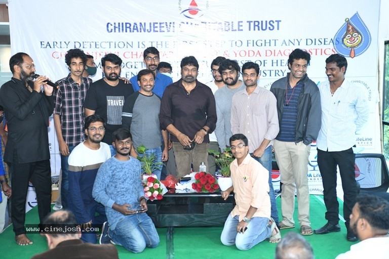 Megastar Distributes Health Cards Photos - 30 / 31 photos