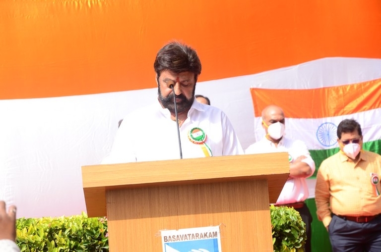 Balakrishna Flag hoisting at Basavatarakam Hospital - 1 / 21 photos