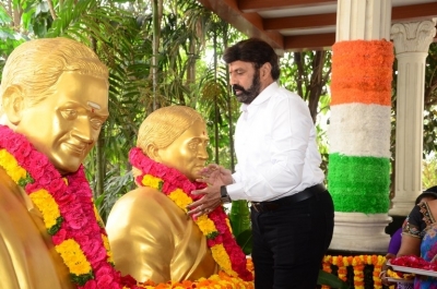 Balakrishna Flag hoisting at Basavatarakam Hospital - 4 of 21