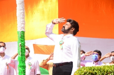 Balakrishna Flag hoisting at Basavatarakam Hospital - 12 of 21