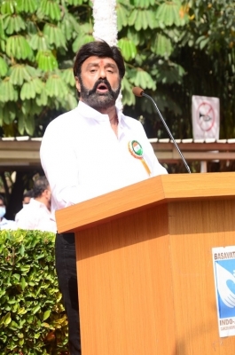 Balakrishna Flag hoisting at Basavatarakam Hospital - 20 of 21