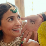 Alia Bhatt Mehendi Function photos