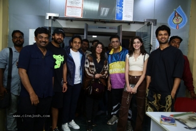 Liger Movie team at Begumpet Airport - 14 of 20