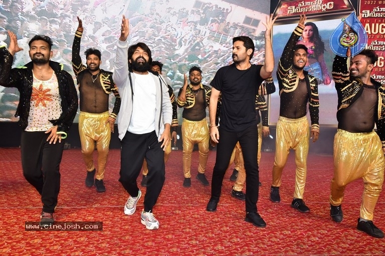 Macherla Niyojaka Vargam Trailer Launch - 25 / 42 photos