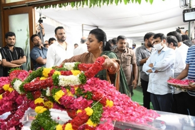 Celebrities Pay Condolences to Krishnam Raju  - 2 of 18