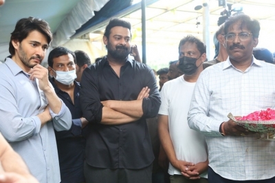 Celebrities Pays Tribute Krishnam Raju - 64 of 126