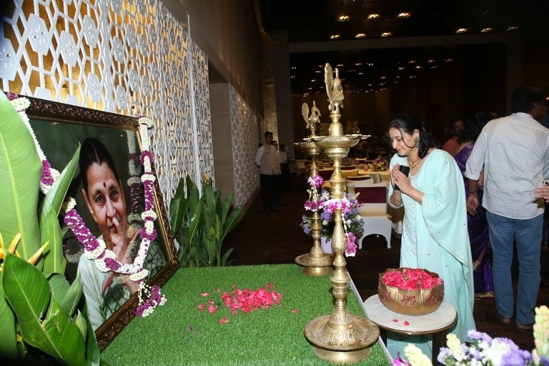 Celebrities at Indira Devi 12th day ceremony - 4 / 12 photos