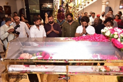 Celebs Pay Condolences to Superstar Krishna 02 - 12 of 113