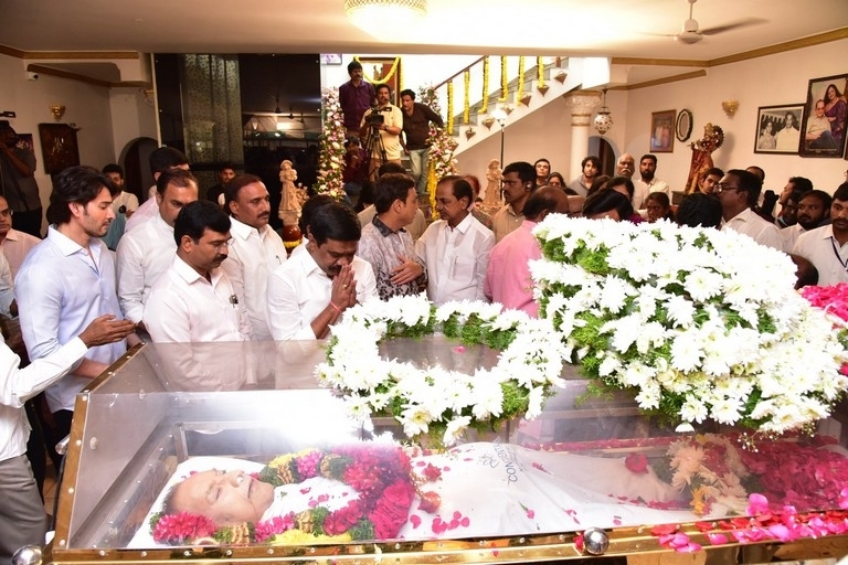 Celebs Pay Condolences to Superstar Krishna  - 1 / 111 photos