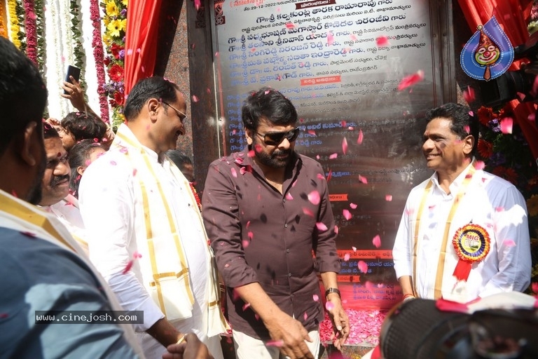 Chiru at Chitrapuri Colony MIG Houses Opening - 9 / 21 photos
