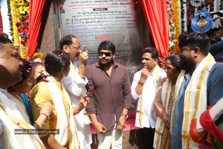 Chiru at Chitrapuri Colony MIG Houses Opening - 10 / 21 photos