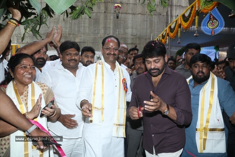 Chiru at Chitrapuri Colony MIG Houses Opening - 14 / 21 photos