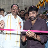 Chiru at Chitrapuri Colony MIG Houses Opening