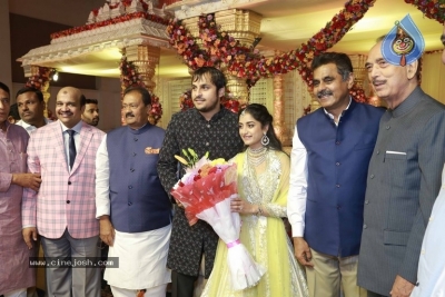 Vishwajith and Rishika Wedding Reception - 5 of 20