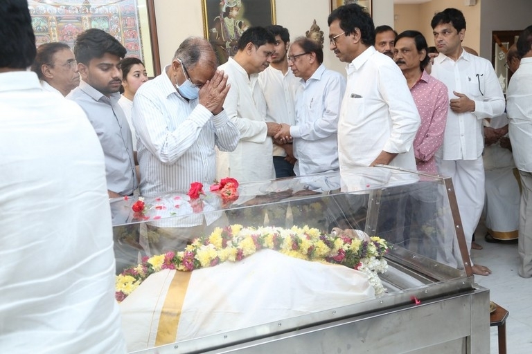 Celebs Pay Condolences to K.Viswanath - 52 / 55 photos