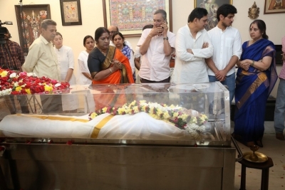 Celebs Pay Condolences to K.Viswanath - 9 of 55