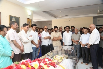 Celebs Pay Condolences to K.Viswanath - 18 of 55