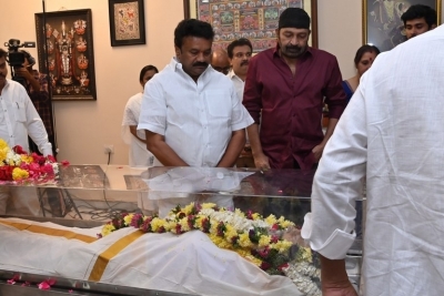 Celebs Pay Condolences to K.Viswanath - 46 of 55