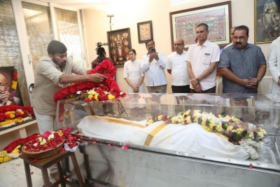 Celebs Pay Condolences to K.Viswanath - 54 of 55