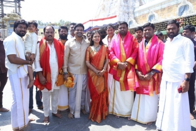 Manoj-Mounika Visited Tirumala - 4 of 4