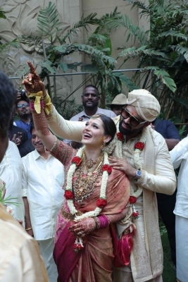 Abhishek Ambareesh Wedding Photos - 12 of 34