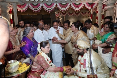 Abhishek Ambareesh Wedding Photos - 21 of 34