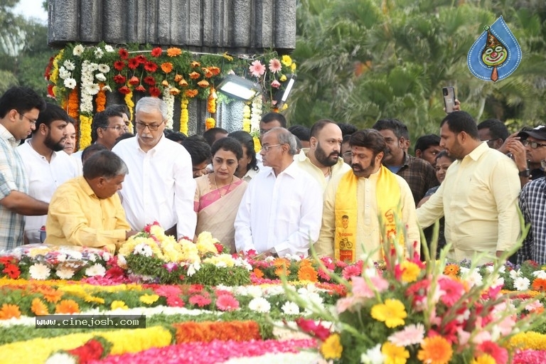 Nandhamuri Heros at NTR 28th Death Anniversary - 54 / 58 photos