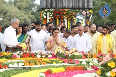 Nandhamuri Heros at NTR 28th Death Anniversary - 9 of 58