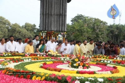 Nandhamuri Heros at NTR 28th Death Anniversary - 46 of 58