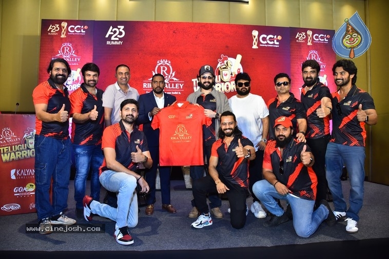 CCL Telugu Warriors Jersey Launch - 10 / 35 photos