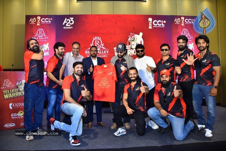 CCL Telugu Warriors Jersey Launch - 16 / 35 photos