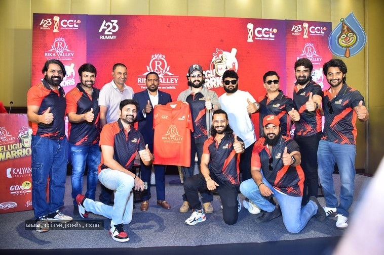 CCL Telugu Warriors Jersey Launch - 30 / 35 photos
