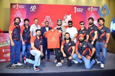 CCL Telugu Warriors Jersey Launch - 14 of 35