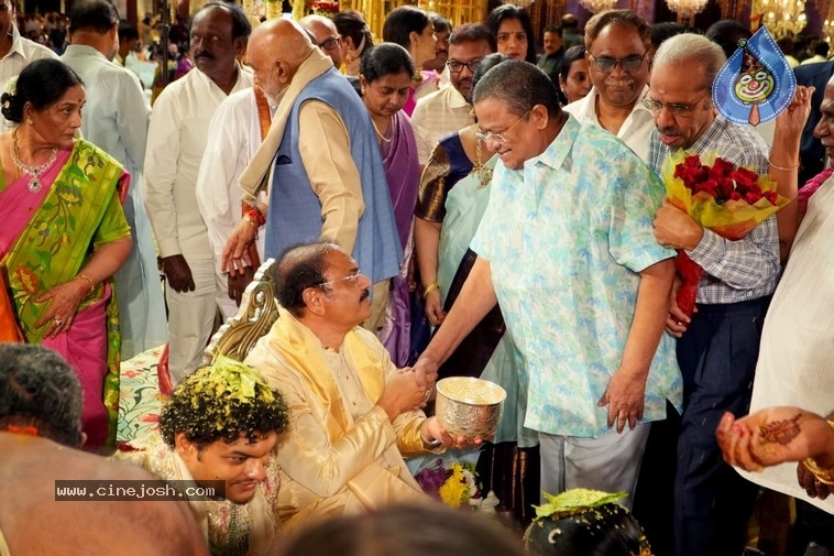 Financier Bangaru Babu Son Wedding Pics - 14 / 20 photos